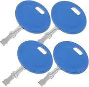 iplusmile 4pcs Lawn Mower Ignition Keys Compatible Replacement Keys for Riding Mower Accessories Durable Construction User-Friendly Design for Various Models