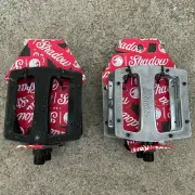 SHADOW CONSPIRACY METAL PEDAL ALLOY UNSEALED 9/16 BMX BIKE PEDALS KINK SUNDAY