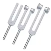 ENT Tuning Fork Set - 3 Pcs Diagnostic & Surgical Instruments, German