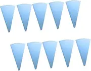 Ciieeo 10pcs 14 Eva Piping Bags for Cake Decorating Reusable Icing Squeezing Bags with Textured Grip for Biscuits Cookies and Creations