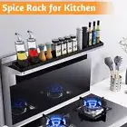 Seasoning Bottle Rack Magnetic Stove Shelf Top Oven Shelf Organizer Spice Rack