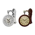 Double Sided Wall Clock Home Mute Hanging Clock Creative Decor
