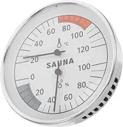 IWOWHERO Sauna Temperature and Humidity Meter Sauna Thermometer Meter Sauna Thermometers Sauna Room Thermometer Sauna Hygrometer Steam Room Accessories Home Sauna Accessories