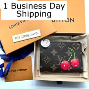 1 Biz Day Ship Louis Vuitton x Takashi Murakami Porte-Feuille Lisa Wallet M13420