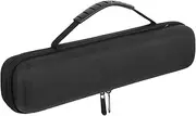 Hair Straightener Storage Bag Curling Wand Hair Iron Travel Case Travel Case for Flat Iron Curling Iron Storage Pouch Iron Protective Bag Hair Straightener Hard Cover Black