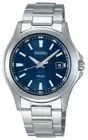 Seiko Spirit SBPN071 Solar Date Blue Men's Watch Silver Blue Dial New