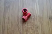 Alloy 2-PC Presta to Schrader Valve Adapters in Color -RED