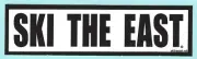 NEW SKI THE EAST SKI RESORT MOUNTAIN SNOWBOARD STICKER DECAL 4 1/2" x 1 1/4"
