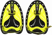 Baxnore Diving Hand Fins, Lightweight PP TPR Swimming Hand Fins, Adjustable Silicone Straps Paddles Webbed Training Fin for Diving Equipment