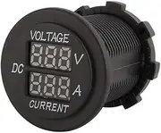 Voltmeter Ammeter, Car Motorcycle DC 12-24V Dual LED Digital Voltmeter Ammeter Amp Volt Meter Gauge