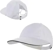 [SIQITECHUK] Kids Ponytail Baseball Cap Girls Criss Cross Running Cap Golf Visor Hat Summer Sun Protection Sport Headwear Breathable Peaked Cap with Ponytail Hole