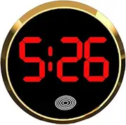 Digital Dashboard Clock - Digital Touch Screen Round Dashboard Clock - Stylish Appearance Car Accessories for SUV, Sedan, Small Car, RV, Truck