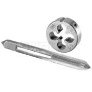 M6 X 0.5 Tap and Die Set Right Hand, M6X0.5 Machine Tap and Round Die