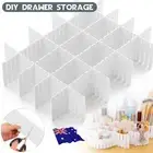 24/48PCS Adjustable Clapboard Drawer Cabinet Divider DIY Storage Organiser QT