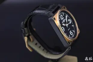 【鑫瑞鐘錶】BELL&ROSS 柏萊士 BR 01-92 Pink Gold & Carbon BR0192-BICOLOR 不鏽鋼 玫瑰金 46mm 未使用品