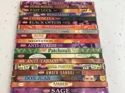 13 Sq Boxes of 8g Mixed Scents Incense Sticks Hem Brand- Total 104 Sticks-BULK