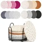 8/10 Pcs Cotton Rope Woven Trivet Placemats Dinner Plate Mat Set Coffee Table