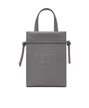 Fendi Go To Mini Tote Bag One size grey