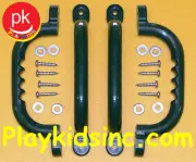 SwingSet Playset Playground Jungle Gym Handles yard Hand grip Safety (4) Green