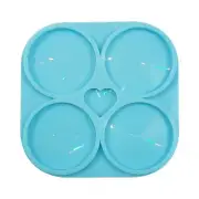 Epoxy Resin Coffee Placemat Mold Suitable for Home Decoration Table Wine Tray