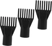 Totority 3pcs Pet Hair Dryer Nozzle Diffuser Hair Accessory for Quick Drying Dryer Comb Nozzle Attachment for Dogs Cats