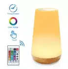 LED Night Light Bedside Table Lamp Touch/Remote Control for Baby Kids 13 Colors