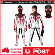 Spider-Man Miles Morales Jumpsuit Kids Halloween Cosplay PS5 Costume Jumpsuit