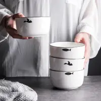 在飛比找ETMall東森購物網優惠-ijarl特別好看的飯碗米飯碗家用2022新款北歐白色陶瓷碗