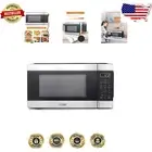 Compact 1000 Watt Microwave Oven with Digital Controls & Stainless Steel Trim