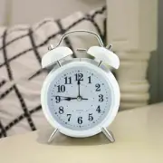 Table Bedside Bell Alarm Clock Retro Alarm Clock Office 16.5x11.5x5.8cm