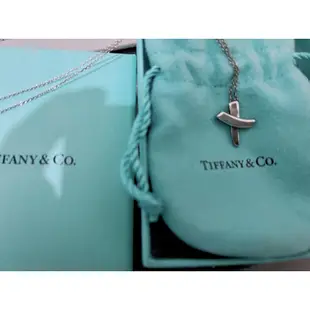 Tiffany&Co. Paloma Picasso x型吊墜 純銀項鍊