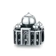 Silver plating Retro Vintage Thailand Taj Mahal Charm for Bracelet Bead
