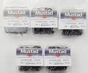 BULK Mustad Hooks - Signature Fly Salmon Single SL73UBLN-1 (5pks lot/ 250pcs)
