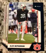 2023 Onit Athlete Auburn Tigers Football Complete 86 Card Blue Base Set