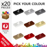 20x Genuine LEGO™ - Modified 1 x 2 with 1 Stud Plates - 15573 78823 New Plate