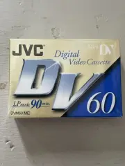 New JVC DVC 60 SP Mini DV Digital Video Cassette Tape DVM60ME Sealed 90 LP Mode