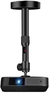 Universal Projector Bracket Hanging Wall Universal Telescopic Projector Fixed Bracket Hanging Ceiling Bracket ﻿ for Office(Black)