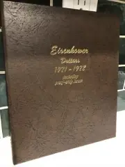 Dansco Coin Album # 8176 For Eisenhower Dollars From 1971-1978 Including Proofs