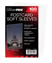 500 x ULTRA PRO Post Card Postcard Protector Sleeves in 5 Sealed Packs of 100