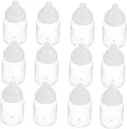 Cabilock Mini Plastic Bottles Candy Containers Sturdy Material Candy Favor Boxes for Shower Birthday Celebrations