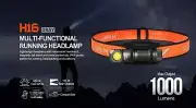 Acebeam H16 6500K 1000 Lumens 105 Meters 14500 Battery LED Rechargeable headlamp