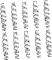 Veemoon 10pcs Stainless Steel Compression Springs for Trimming Scissors and Pruners Replacement Parts for Garden Tools Essential Accessory for Efficient Gardening