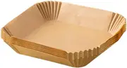 50Pcs Disposable Square Air Fryer Paper Liner Non-Stick Baking Paper Liners