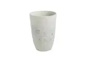 Rogue Tall Planter Pot with Drainage Rustic Stone Look Decorative Flower Pot