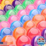 Capsule Vending Machine Translucent Round Capsules Empty 25 pcs 2.6 inch - Gu