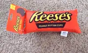 Reeses Peanut Butter Cups Plush Crinkly Dog Toy 8 1/2" x 4"