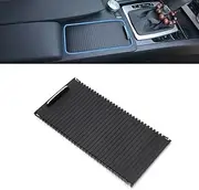 Center Console Roller Blind Cover, Cup Holder Rolling Zipper Console Sliding Shutters Replacement for Mercedes Benz C-Class W204 C180 C200 C220 C300 C350 E-Class W207 W212 E260 E300 (Black)