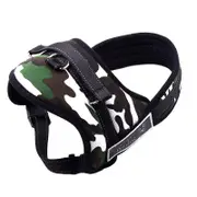 New Large Dog Adjustable Harness Support Pet Training Control Safety Hand Strap - White Camo