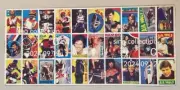 old trading card uncut x30 uncut sheet Knight Rider Sawarota Air Wolf Rambo Asia
