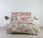 Logan and Mason Platinum Hazelwood Quilt Cover Set Green